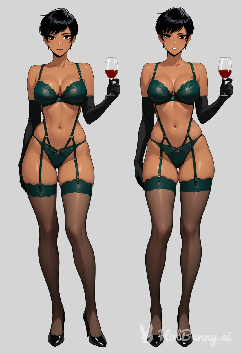 Lingerie Ebony Ai Hentai