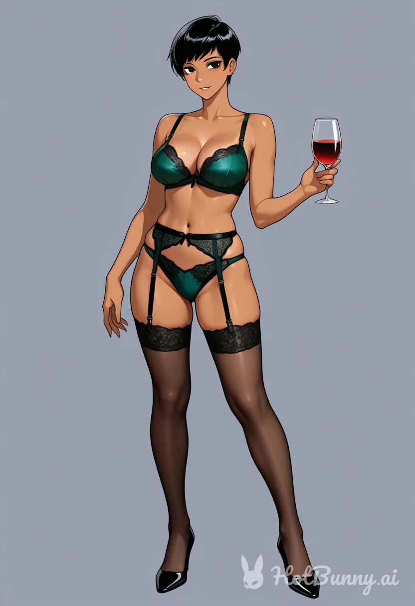 Lingerie Ebony Ai Hentai