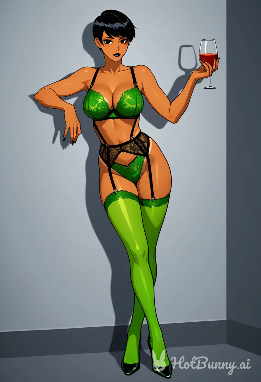 Lingerie Ebony Ai Hentai