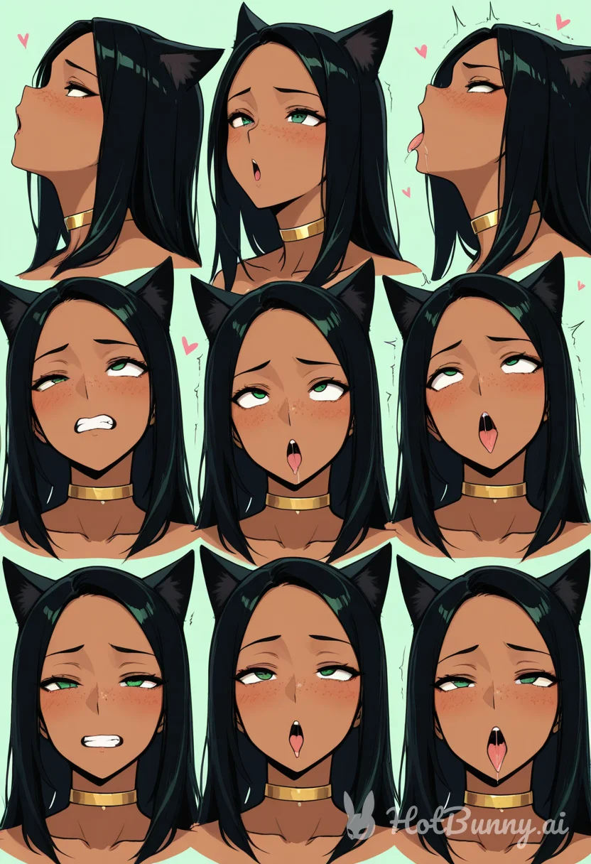 Cat Girl Ahegao Ebony Ai Hentai