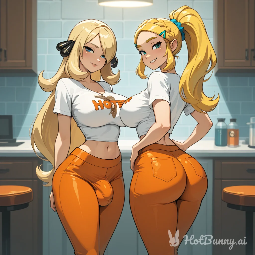 Zelda and Samus Futanari Ai Hentai