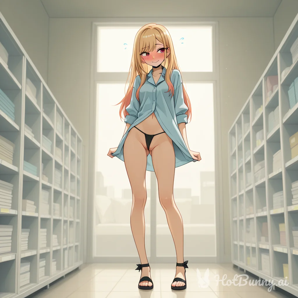 Blonde Lingerie Ai Hentai