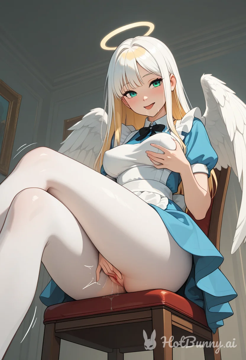Angel Masturbation Blonde Ai Hentai