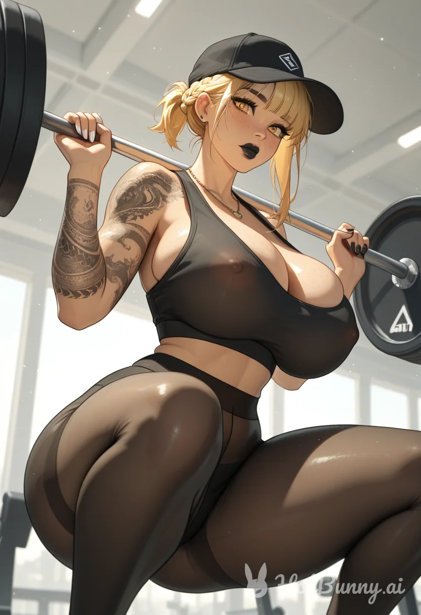 Muscle Girl Blonde Ai Hentai