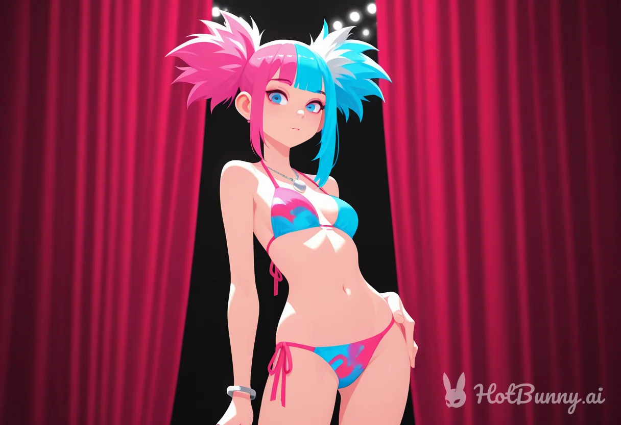 Lossy Bikini Sassy pose
