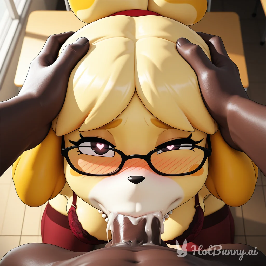 Isabelle from Animal Crossing Furry Ai Hentai