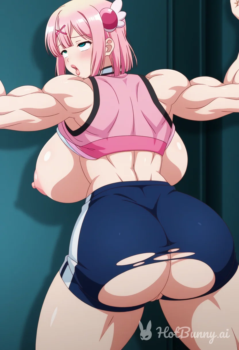 Ahegao Muscle Girl Ai Hentai