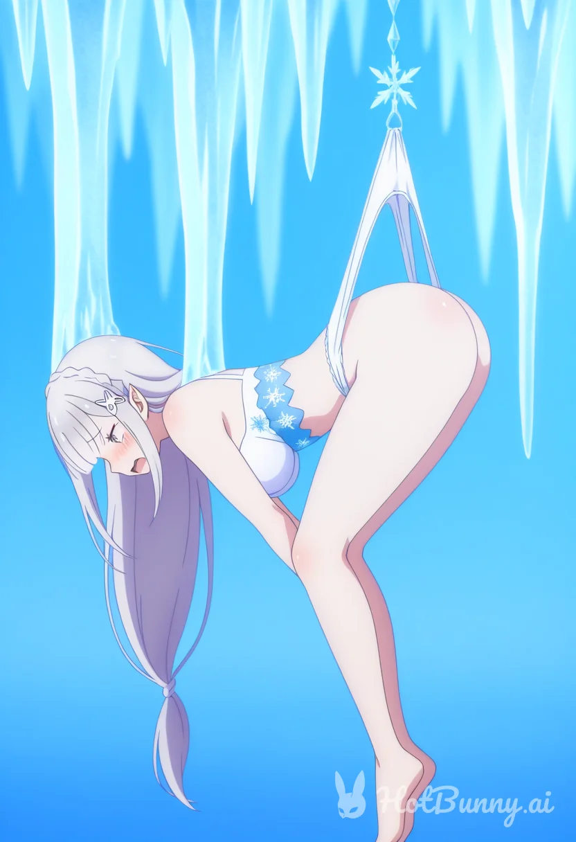 Emilia from Re Zero Elf Ai Hentai