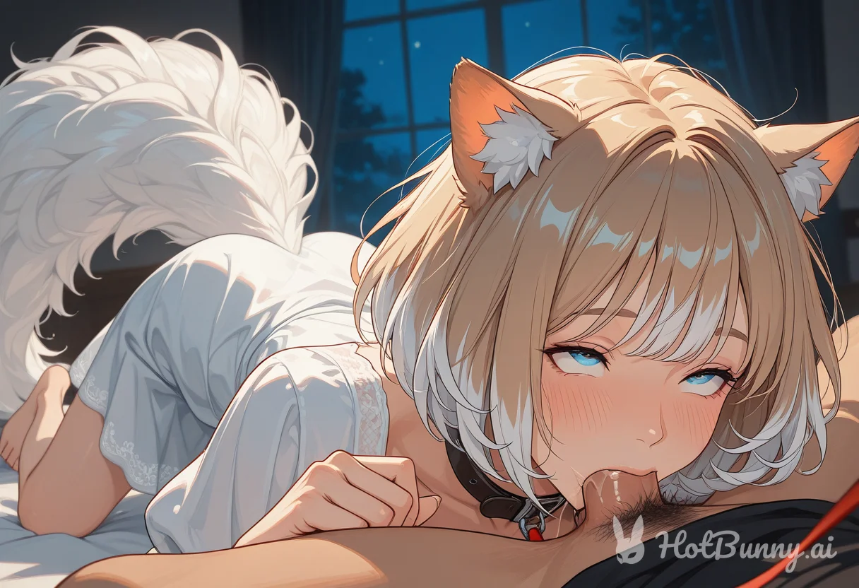 Cat Girl Blowjob Blonde Ai Hentai
