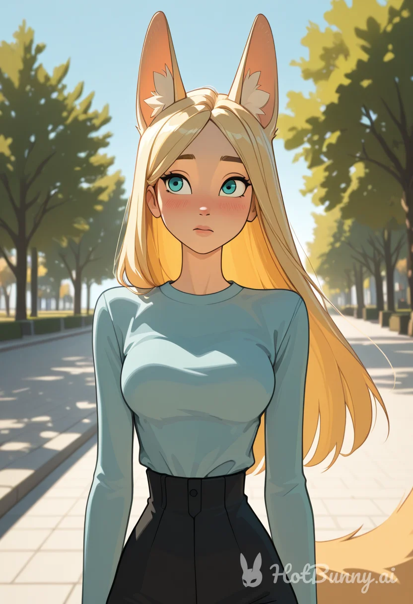 Fox Girl Blonde Ai Hentai