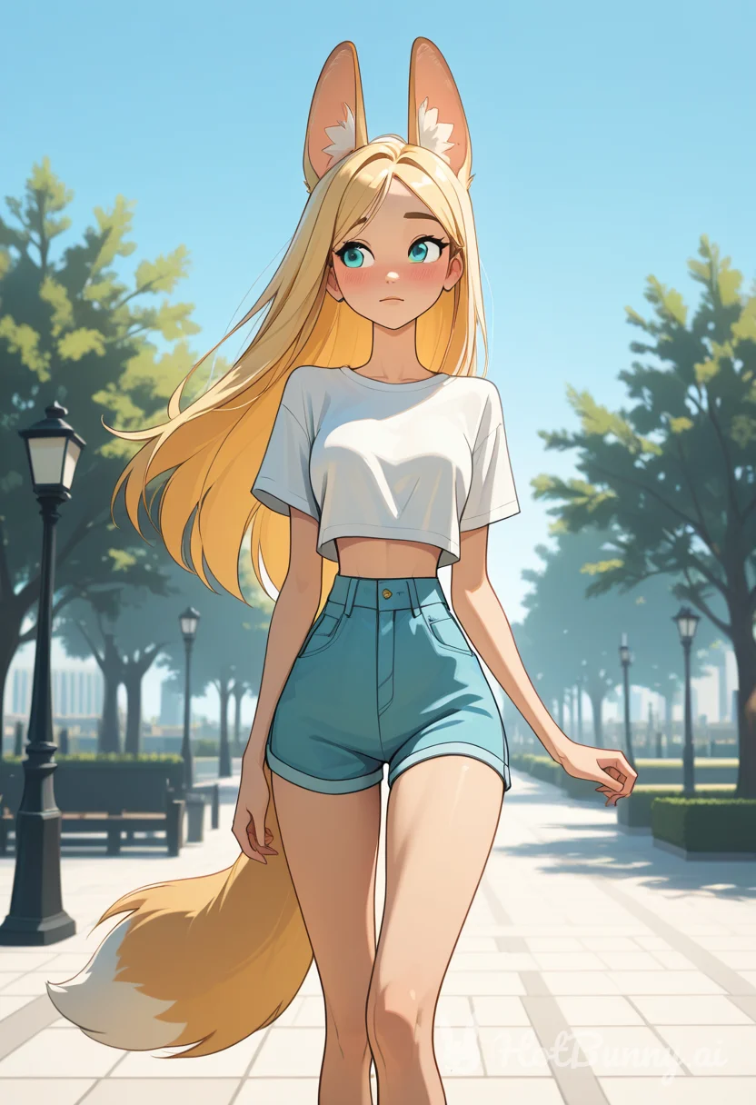Fox Girl Blonde Ai Hentai