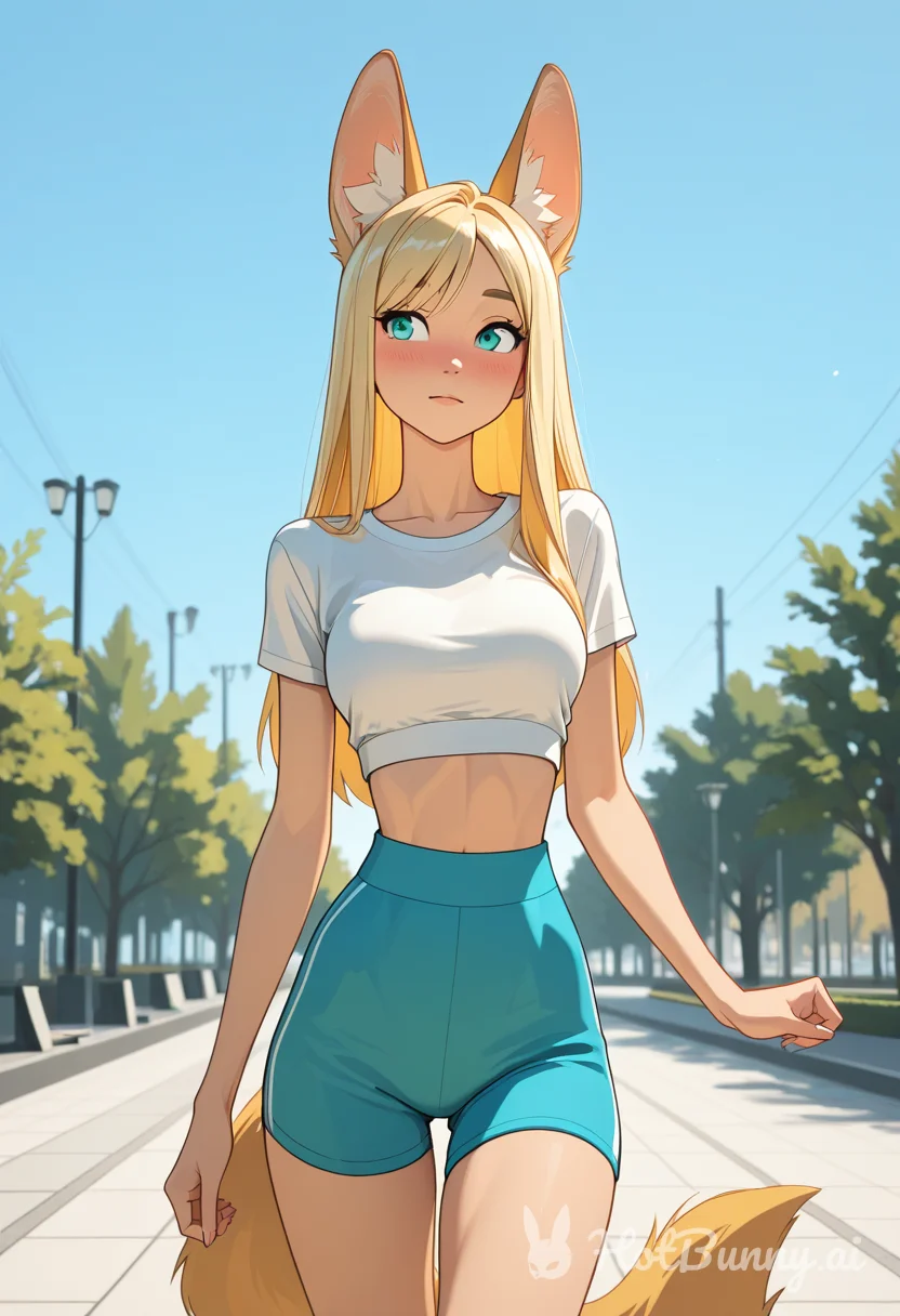 Fox Girl Blonde Ai Hentai