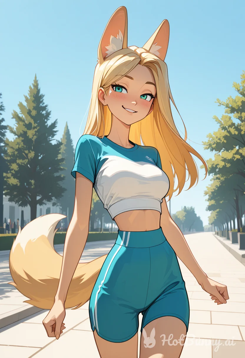 Fox Girl Blonde Ai Hentai