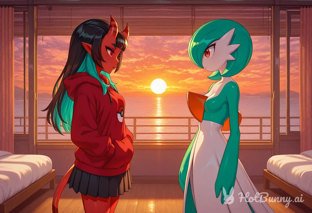 Gardevoir and Shishio Chris Succubus Ai Hentai