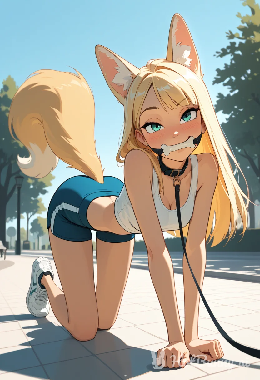 Fox Girl Bdsm Blonde Ai Hentai