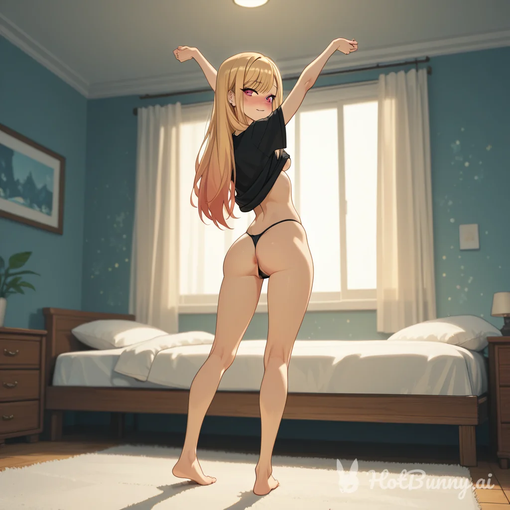 Blonde Lingerie Ai Hentai