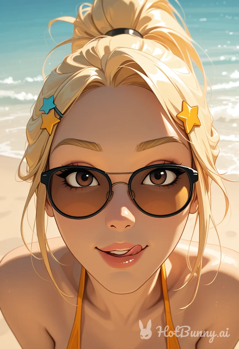 Swimsuit Blonde Ai Hentai