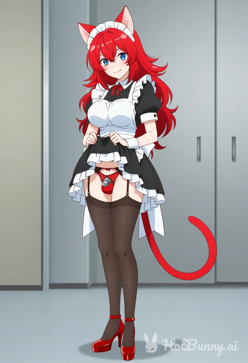 Cat Girl Maid Lingerie Ai Hentai