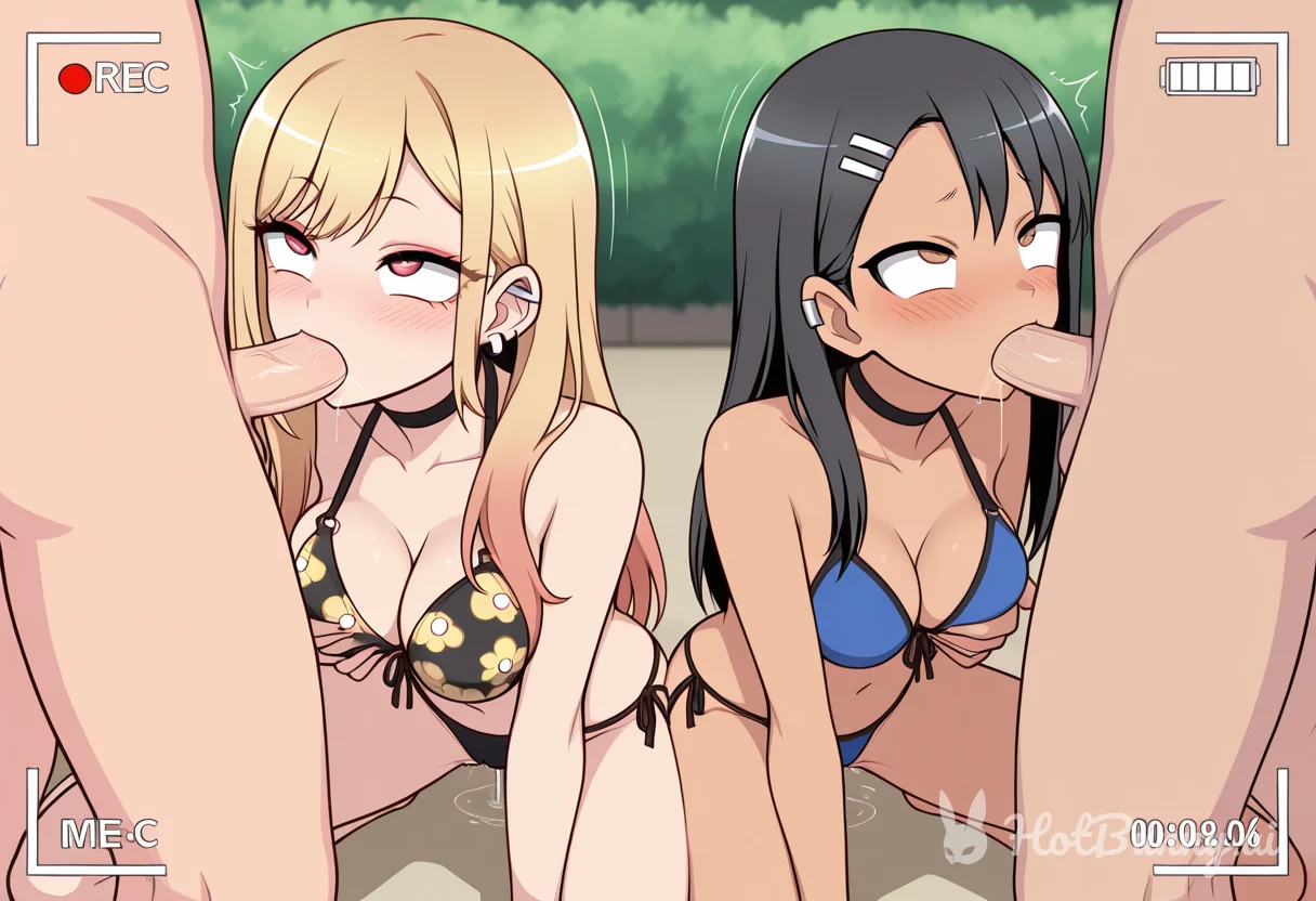 Blowjob Ebony Swimsuit Ai Hentai