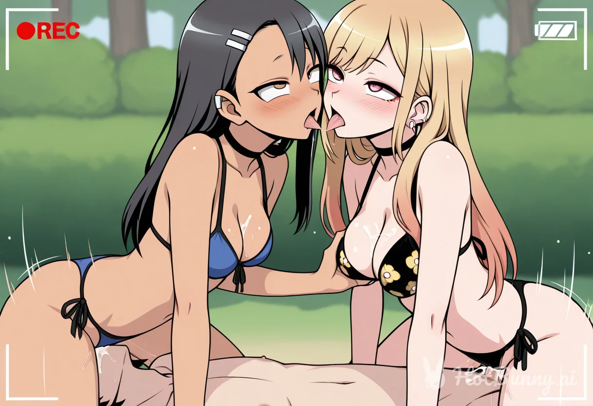 Blowjob Ebony Swimsuit Ai Hentai