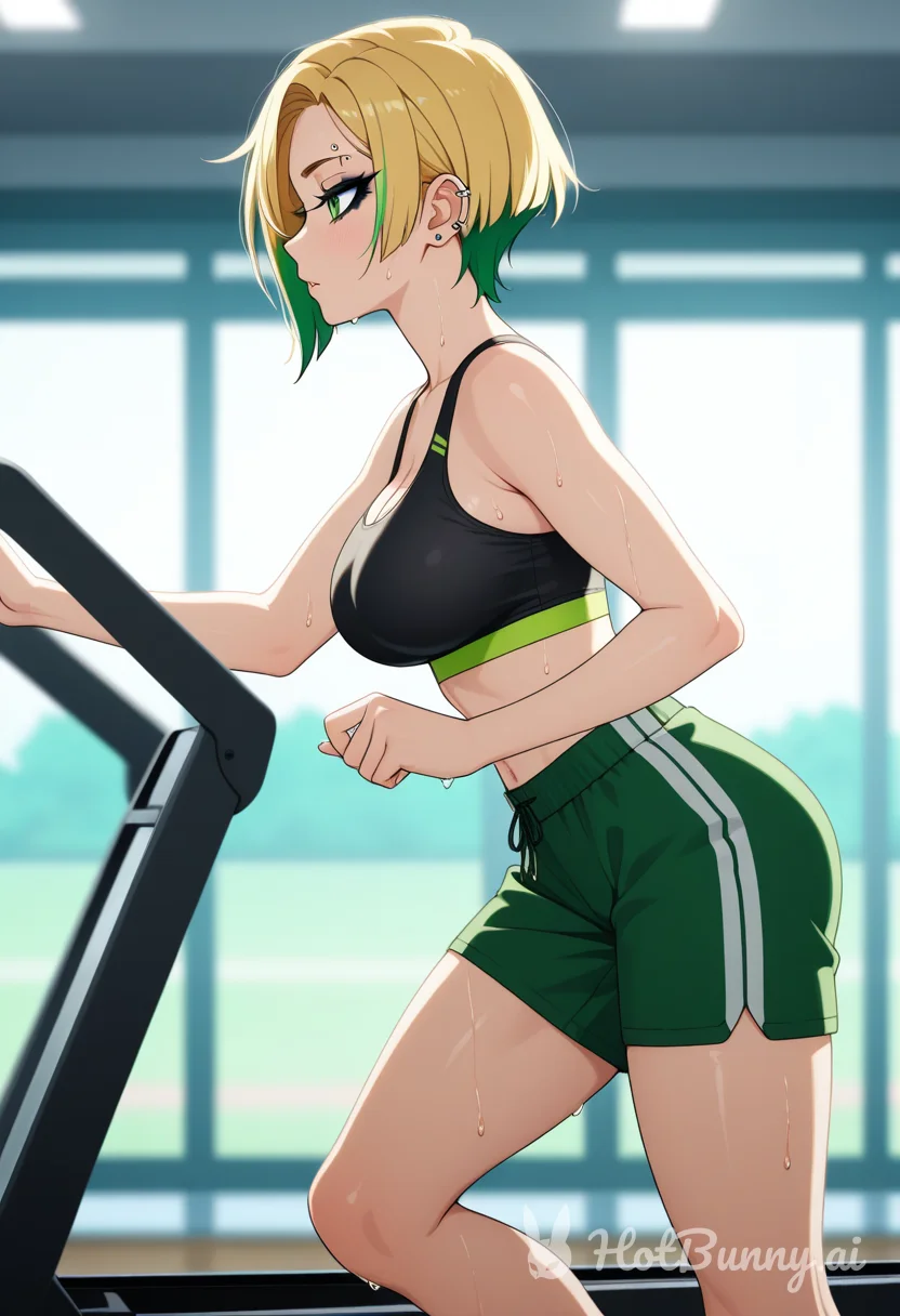 vallarie at the gym