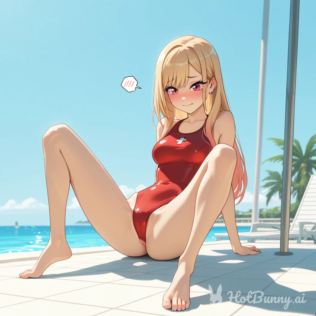 Swimsuit Blonde Ai Hentai