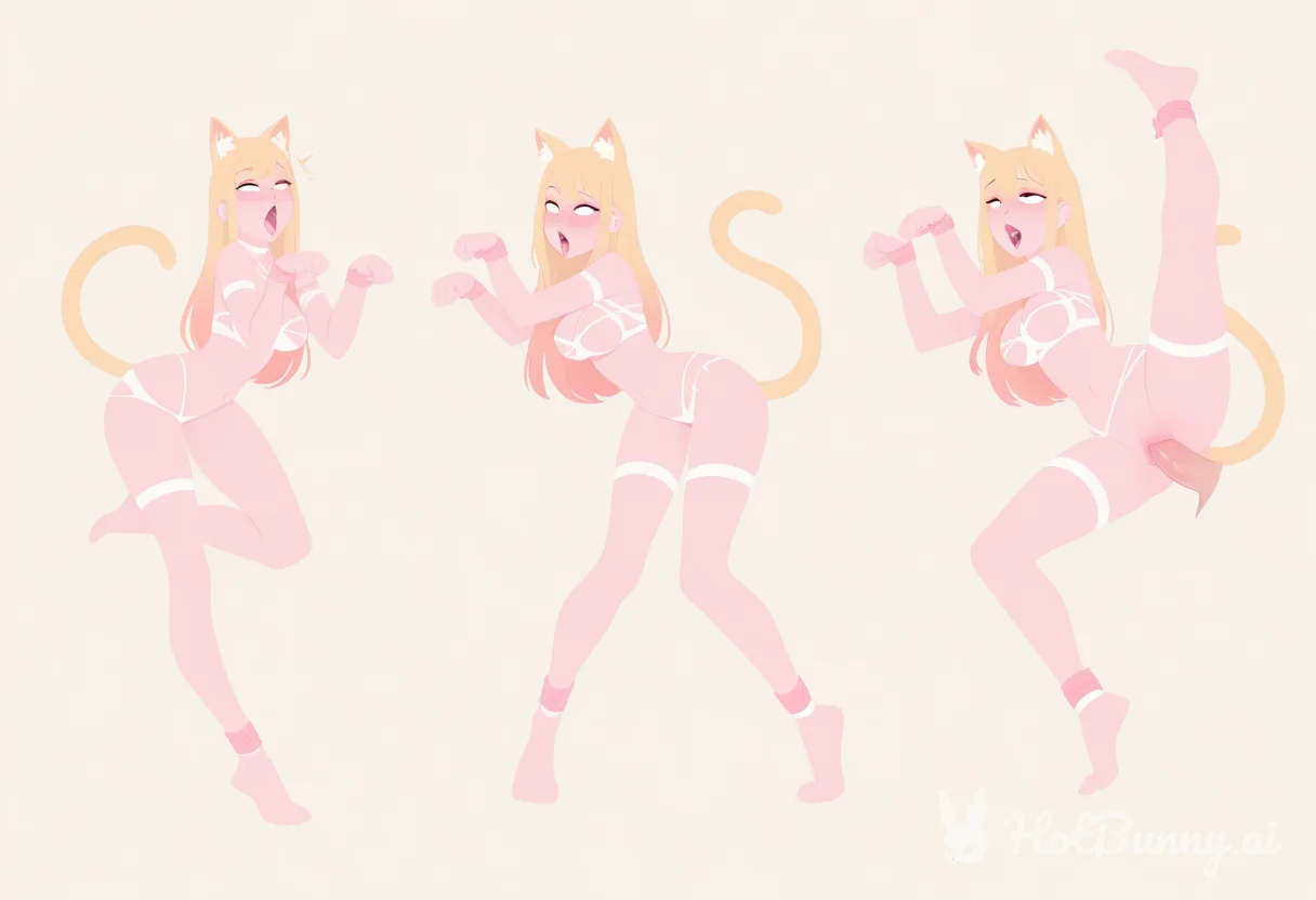 Cat Girl Ahegao Lingerie Ai Hentai