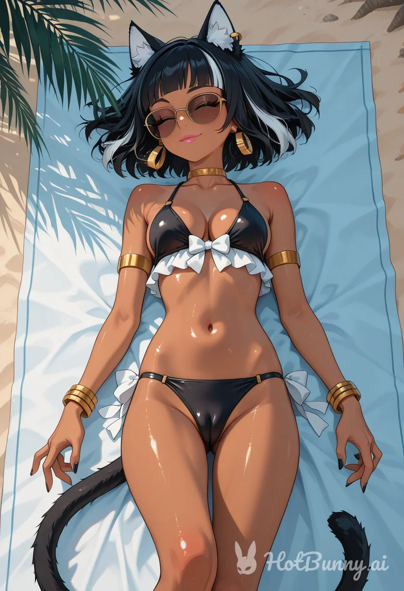 Cat Girl Sleeping Ebony Ai Hentai