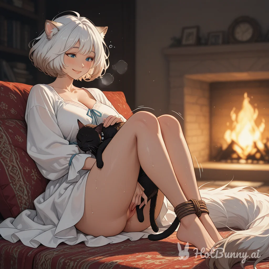Pet one kitty you pet them both? 