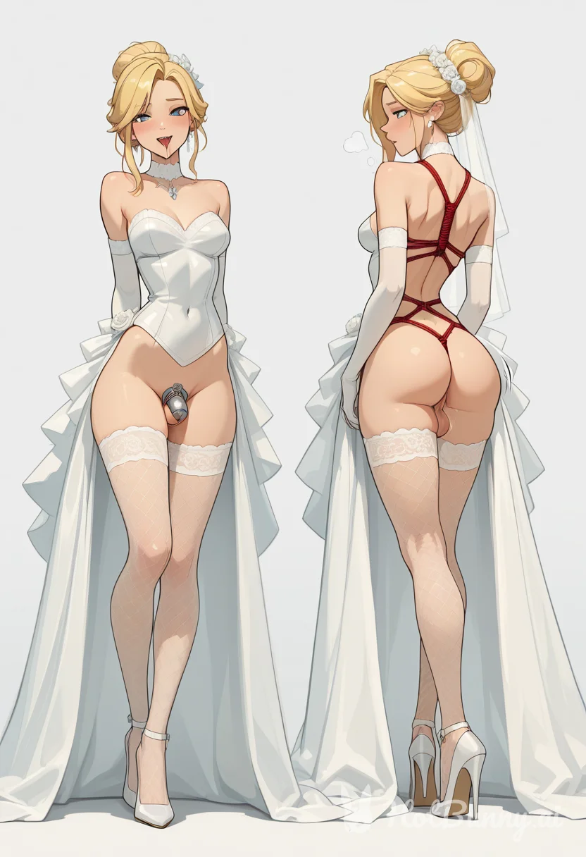 Futanari Bondage Blonde Ai Hentai