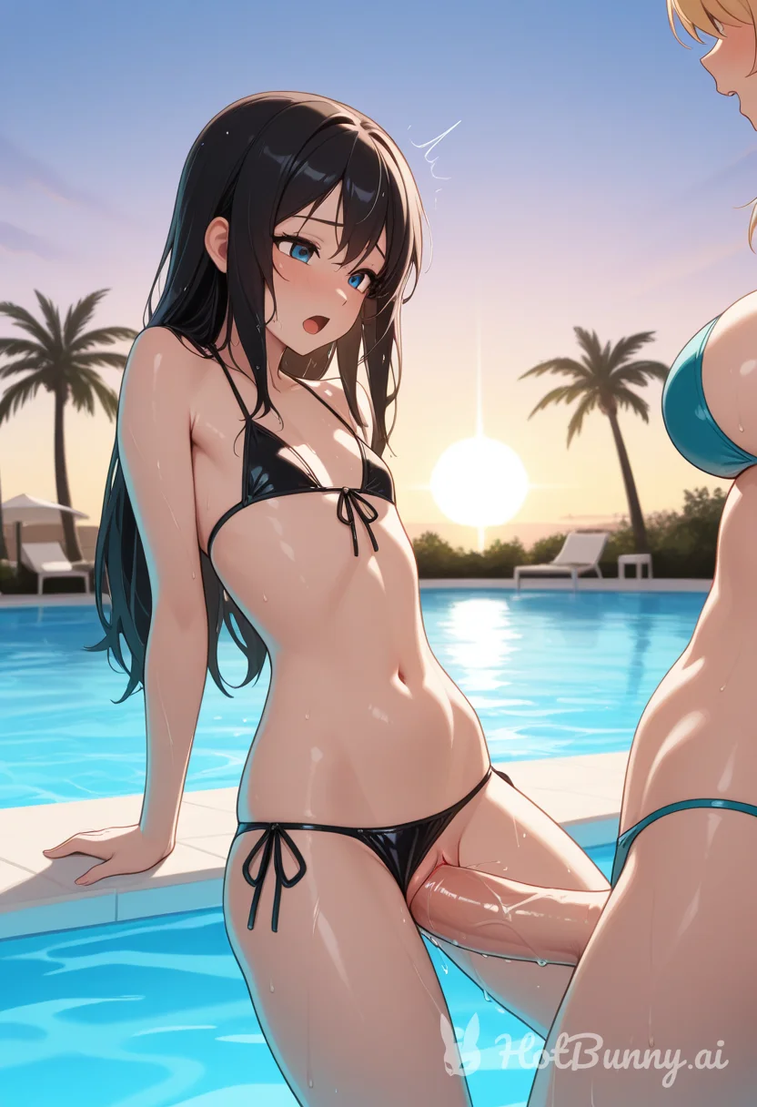 Futanari Swimsuit Blonde Ai Hentai