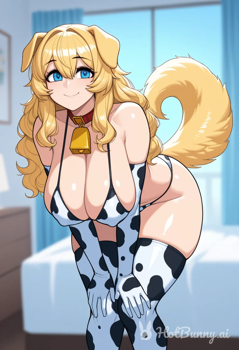 Dog Girl Cowgirl Swimsuit Ai Hentai