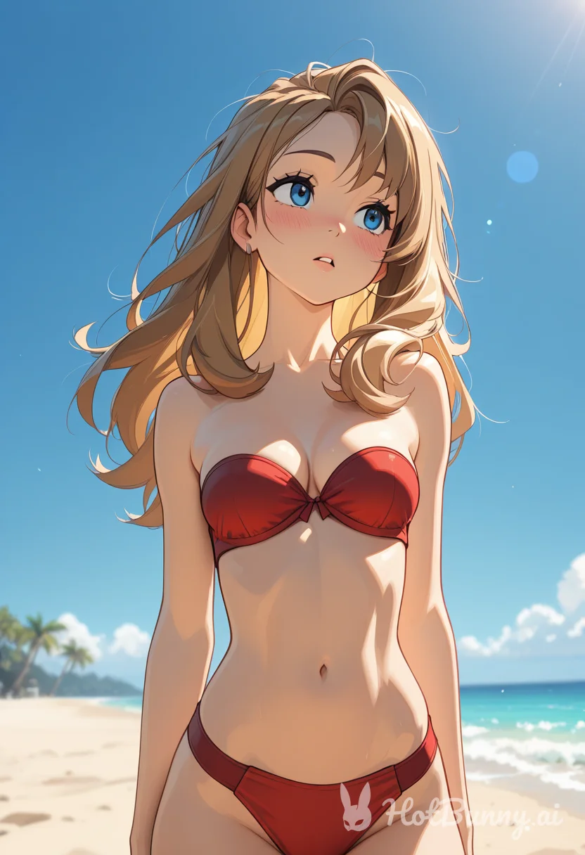 Swimsuit Blonde Ai Hentai