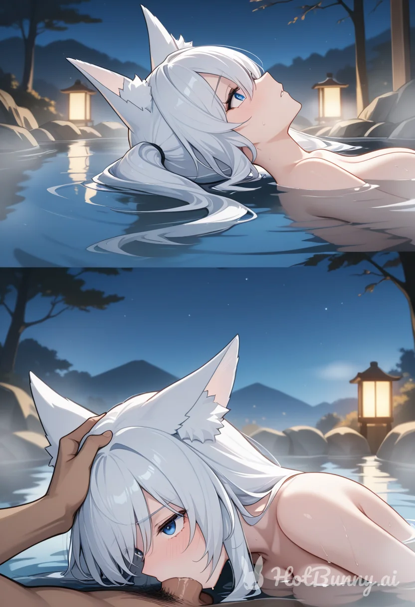 Fox Girl Deepthroat Onsen Ai Hentai