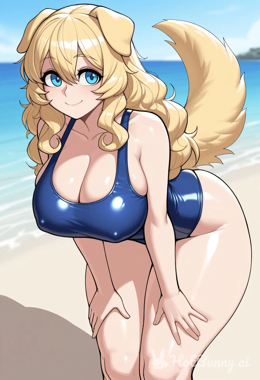Dog Girl Swimsuit Chubby Ai Hentai