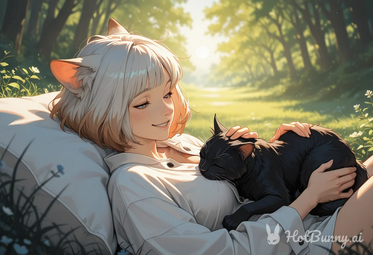 Fifi and Kino lazy days