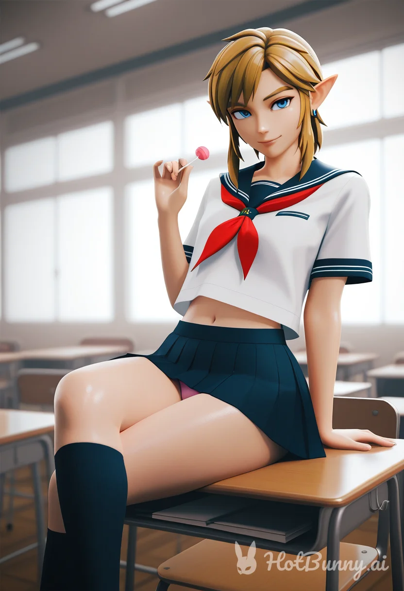 link is not the best student