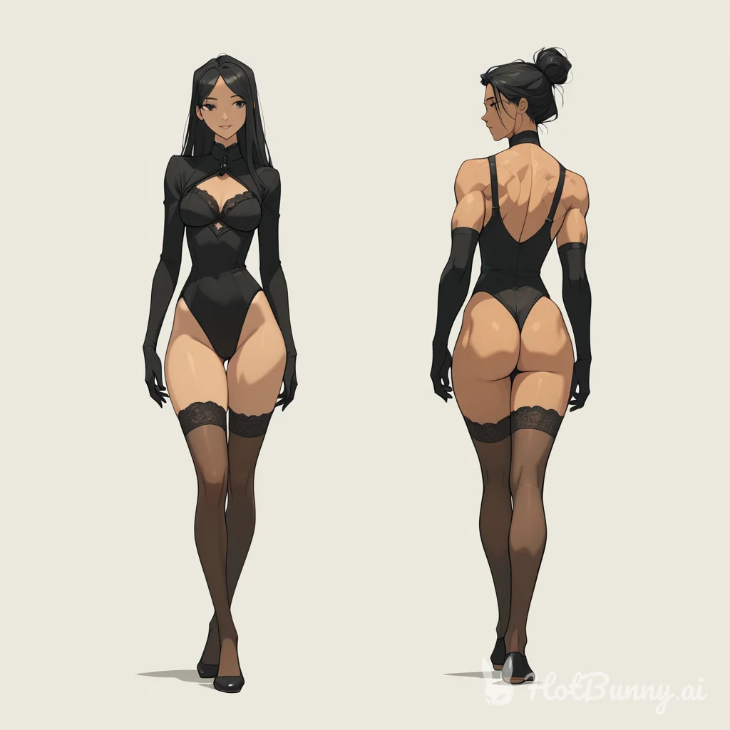 Ebony Muscle Girl Ai Hentai