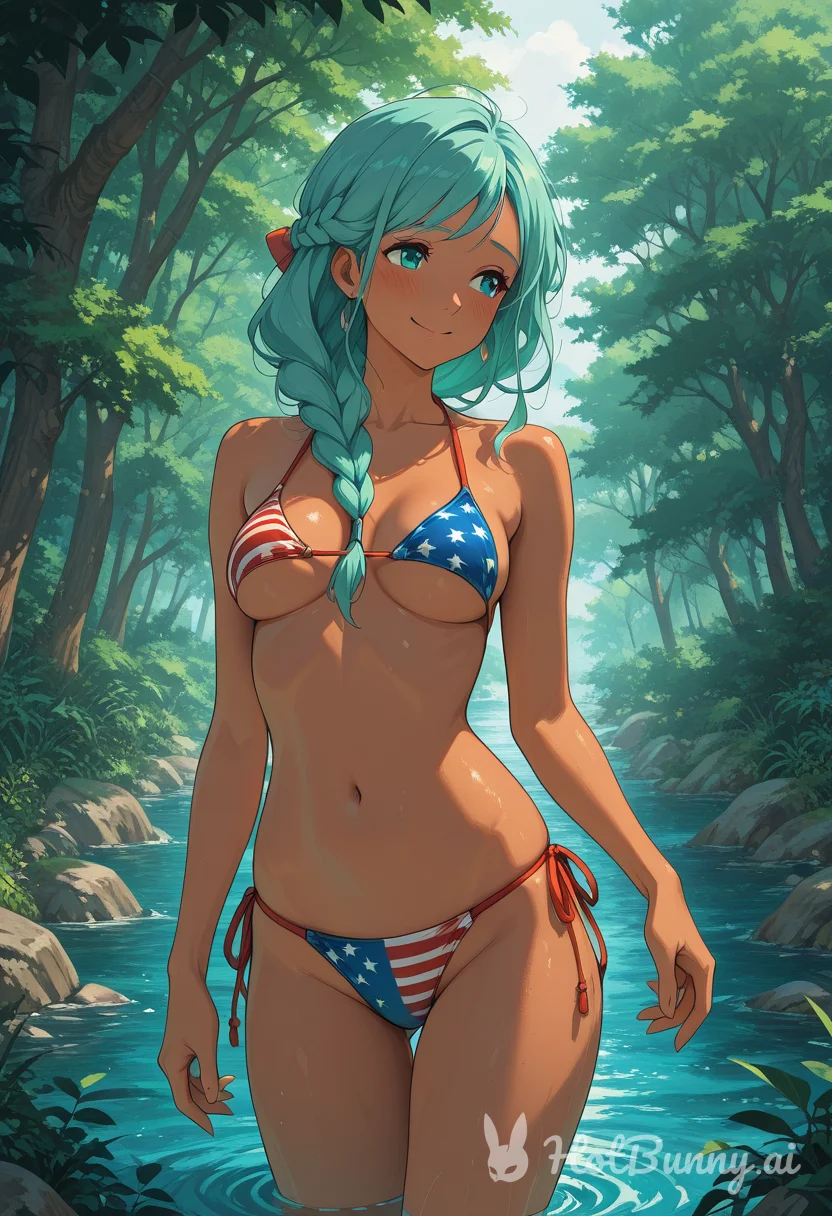 Ebony Swimsuit Ai Hentai