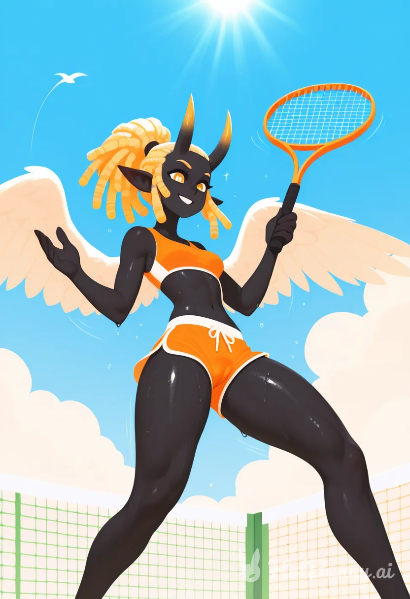 Monster Musume Ebony Blonde Ai Hentai