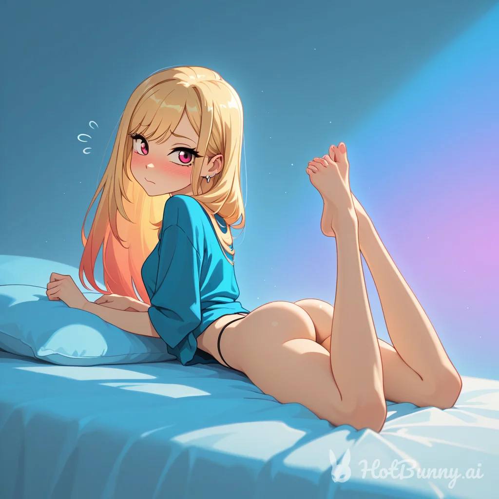 Blonde Lingerie Ai Hentai