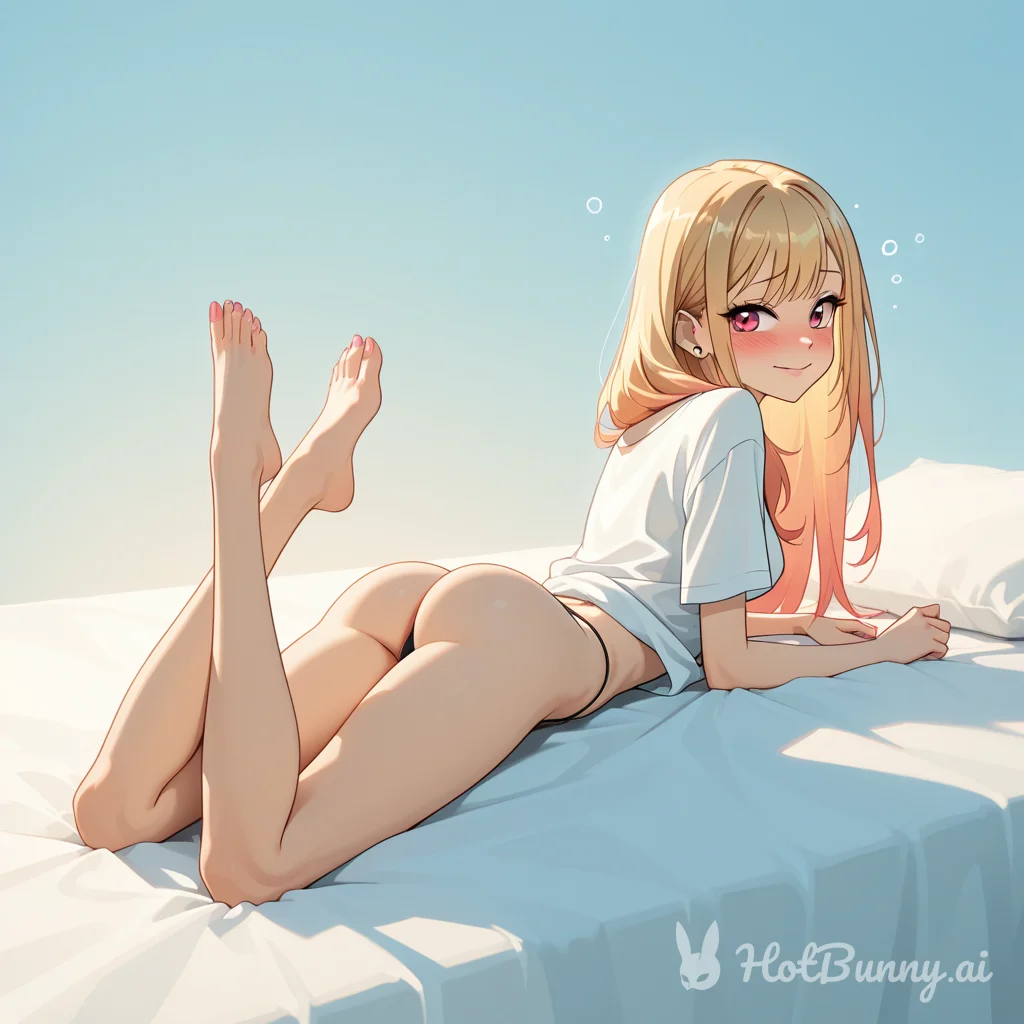 Blonde Lingerie Ai Hentai
