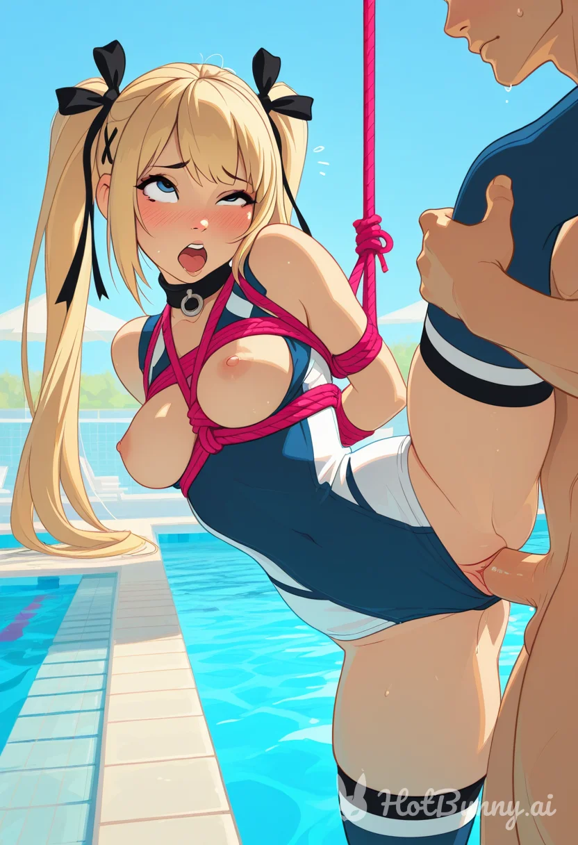 Marie Rose from Dead Or Alive Bondage Ai Hentai