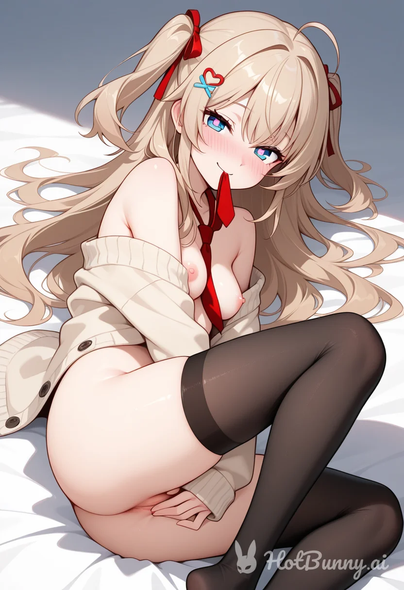 Masturbation Vtuber Blonde Ai Hentai