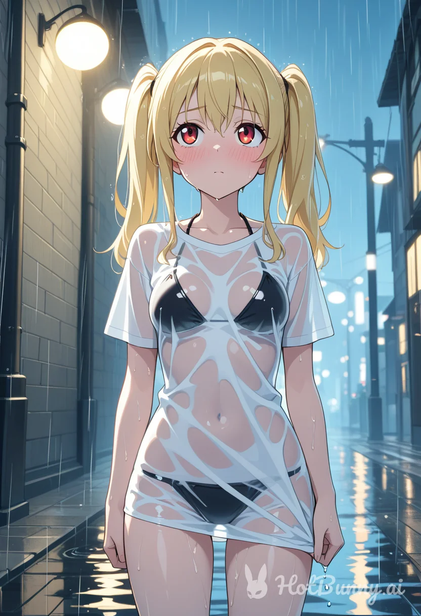 Swimsuit Blonde Ai Hentai