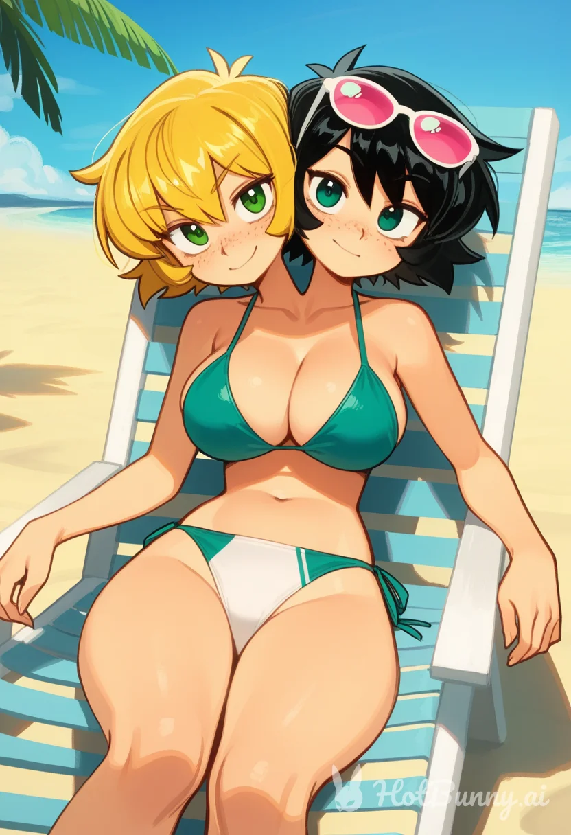 Swimsuit Blonde Ai Hentai
