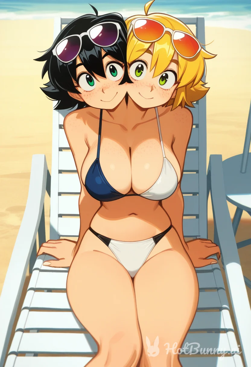 Swimsuit Blonde Ai Hentai