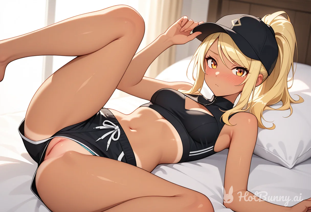 Ebony Blonde Ai Hentai