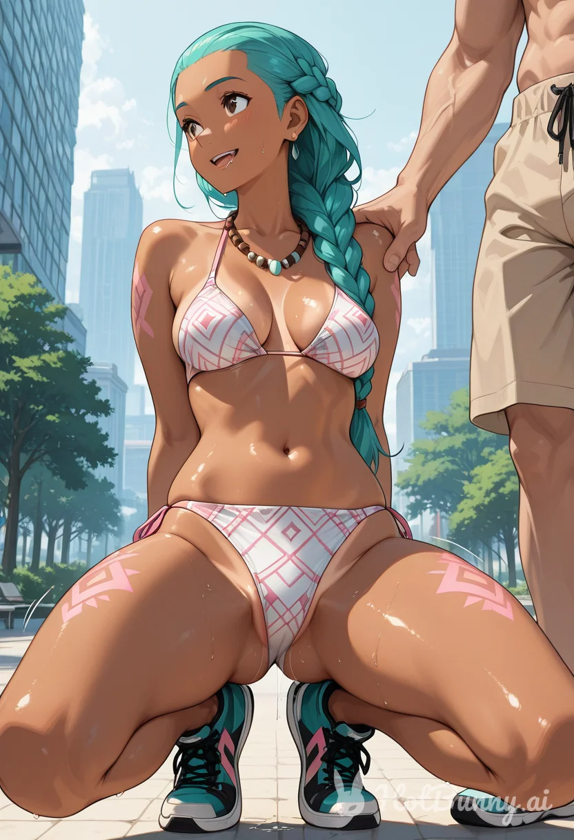 Public Ebony Swimsuit Ai Hentai