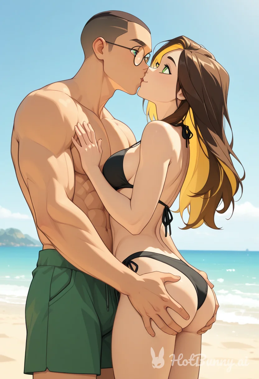 Chikan Swimsuit Blonde Ai Hentai